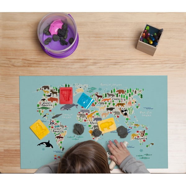 Prostirka za stol Little Nice Things World Map, 55 x 35 cm-image-2