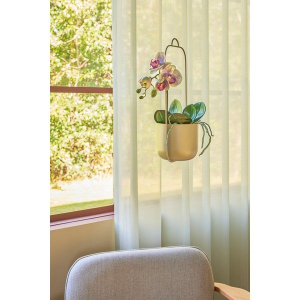 Metalne viseće i zidne navlake za tegle u kompletu 2 kom ø 16 cm Lotus – Hübsch-image-1