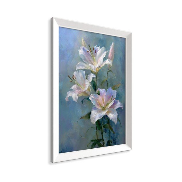 Tiskana slika s okvirom 56x75 cm Lilies – Styler-image-4