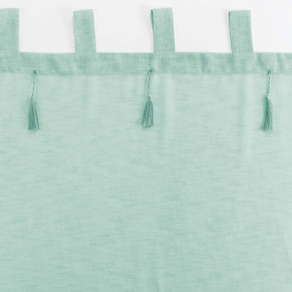 Zelena prozirna zavjesa 140x240 cm Dalila – douceur d'intérieur-image-3