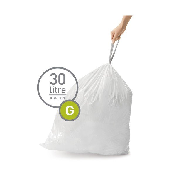 Vreće za smeće s trakom za zatezanje 20 kom 30 l G – simplehuman-image-4