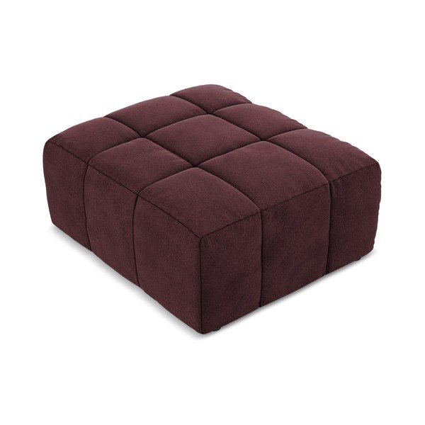 Bordo baršunast tabure Aloha – Makamii-image-2