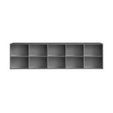 Antracitno siva viseća biblioteka 220x61 cm Mistral – Hammel Furniture