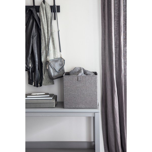 Siva kutija za pohranu Bigso Box of Sweden Cube-image-1