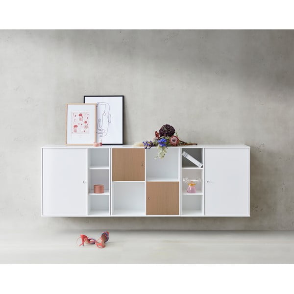 Vrata u dekoru hrasta za modularni sustav polica 2 kom 32x33 cm Mistral Kubus - Hammel Furniture-image-1