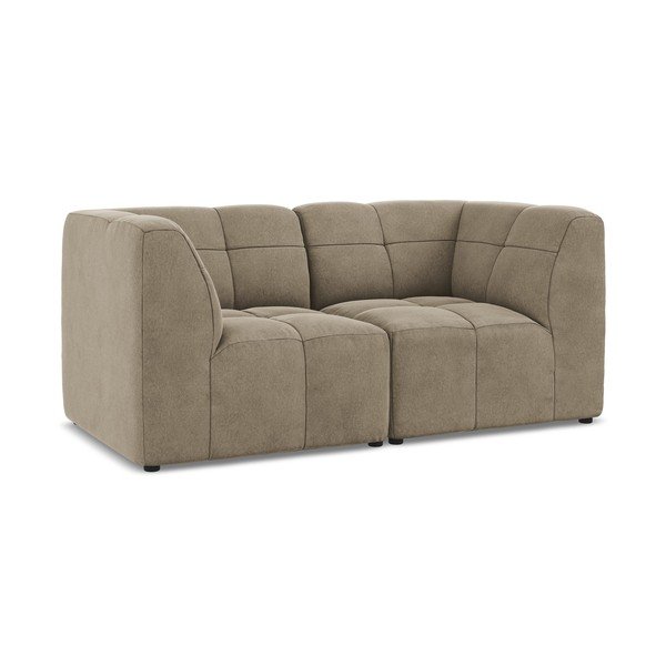 Smeđa baršunasti sofa 180 cm Aloha – Makamii-image-2