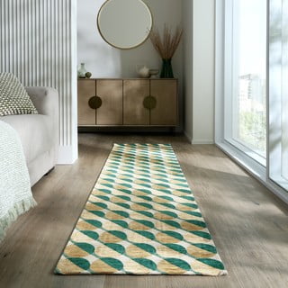 Žuta /zelena staza 60x230 cm Carlos Circle Geo – Flair Rugs