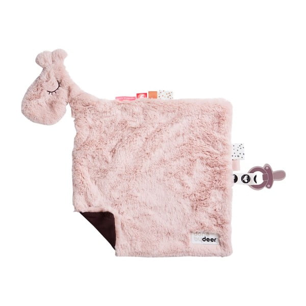 Ružičasti pokrivač za maženje Done by Deer Raffi