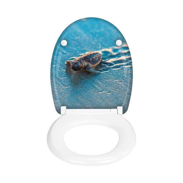 WC daska s automatskim zatvaranjem 37,5 x 41,5 cm Caretta - Wenko-image-1