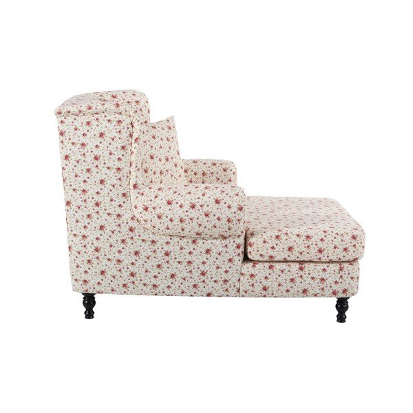 Bež fotelja s cvijećem Max Winzer Mareille Flowery Beige-image-3
