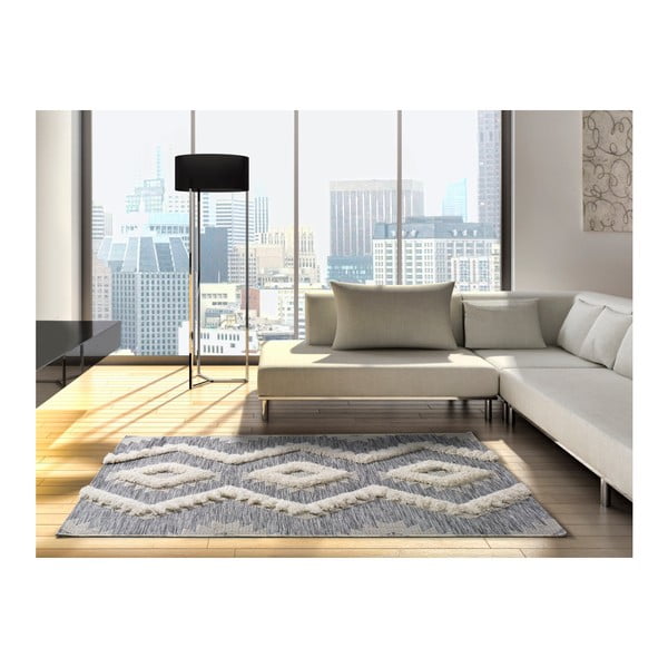 Bijelo-sivi tepih Universal Cheroky Merto, 115 x 170 cm-image-1