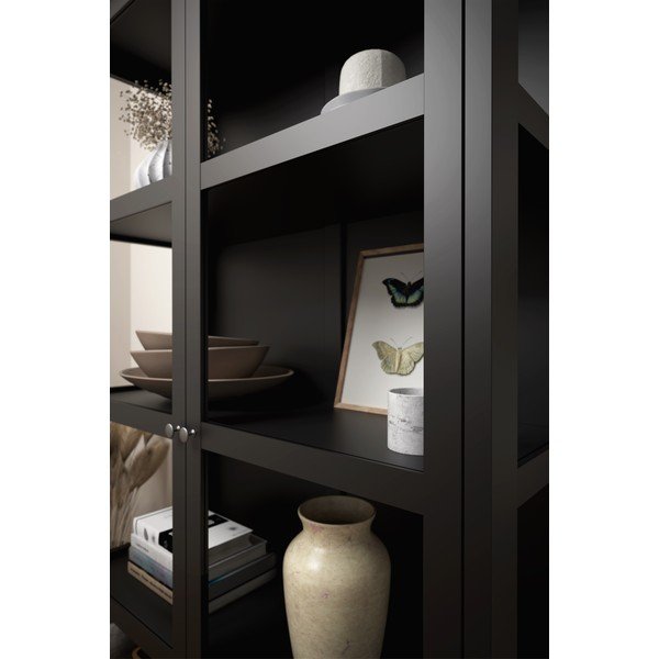 Crna vitrina 124x210 cm Excellent - Tvilum-image-1