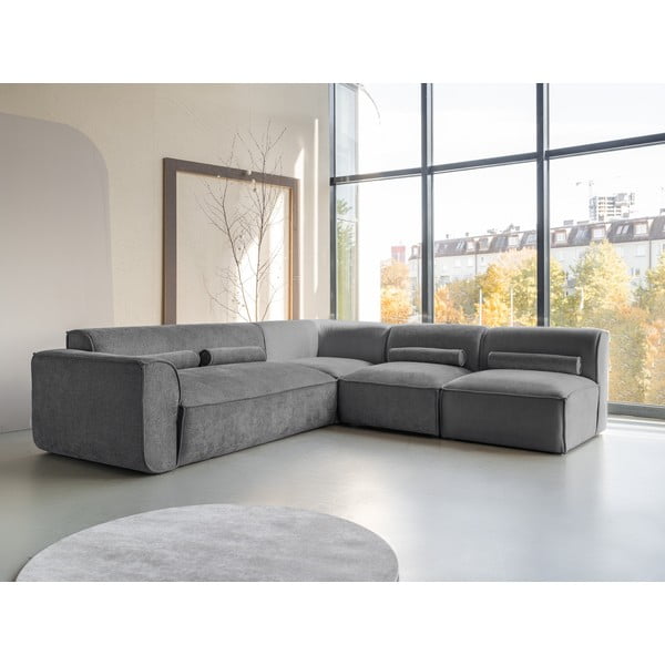 Siva kutna garnitura (s desnim kutom) Flex Felix – Miuform-image-3