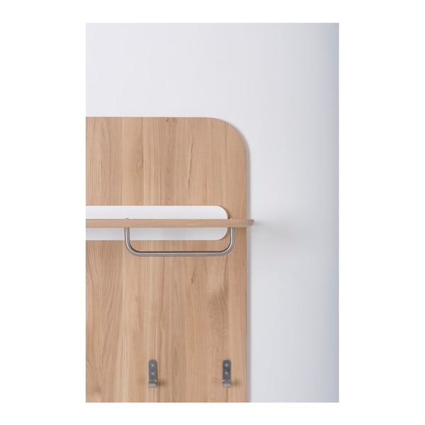 Zidna stalak za kapute od hrastovog drveta drveta Gazzda Ena-image-3