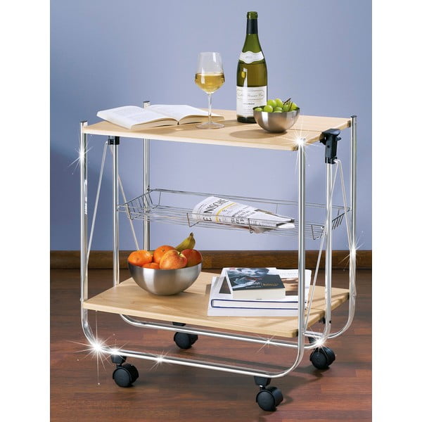 Stol za posluživanje na kotačima 40,5x68 cm Dinett - Wenko-image-1