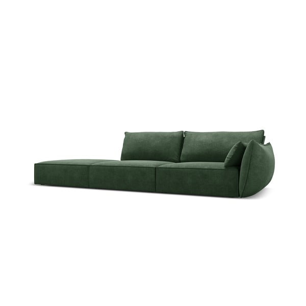 Tamno zelena ležaljka (s desnim kutom) Vanda – Mazzini Sofas-image-2