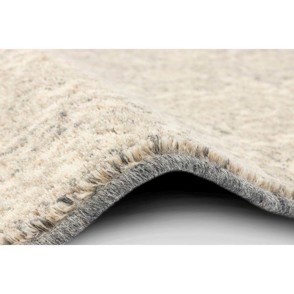 Bež vuneni tepih 133x180 cm William – Agnella-image-2