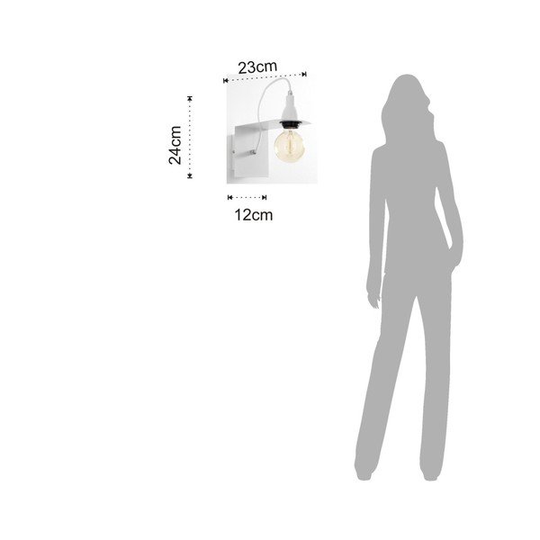 Bijela zidna svjetiljka Tomasucci Genius-image-1