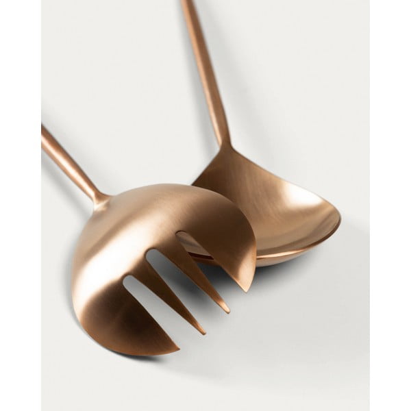 Pribor za salatu 2 kom od nehrđajućeg čelika Kelda – Kave Home-image-2