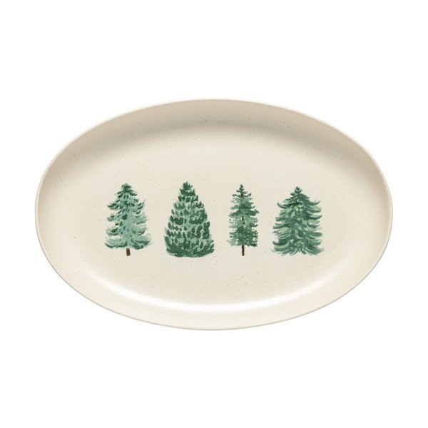 Pladanj s božićnim motivom od kamenine 26x41 cm Pacifica Christmas Tree – Casafina