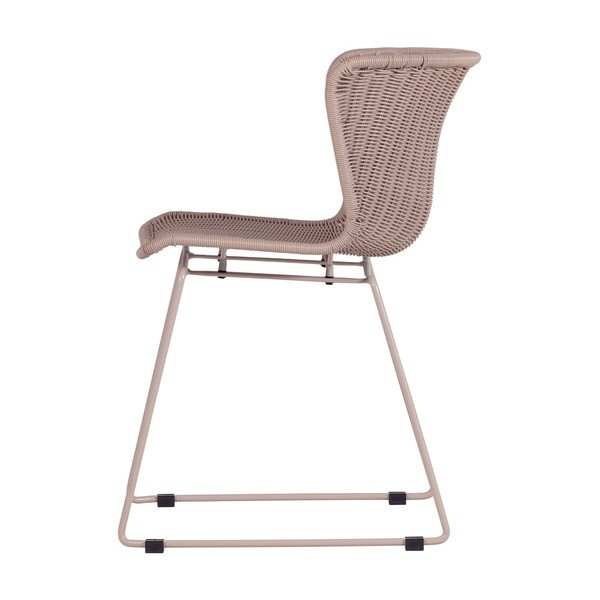 Bež od umjetnog ratana vrtne stolice u setu 2 kom Wings – WOOOD-image-3