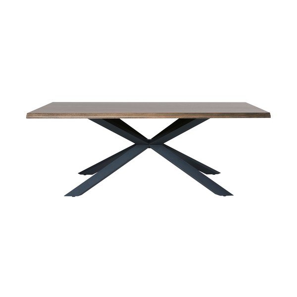 Blagovaonski stol s pločom stola u dekoru hrasta 100x200 cm Arno – Unique Furniture-image-1
