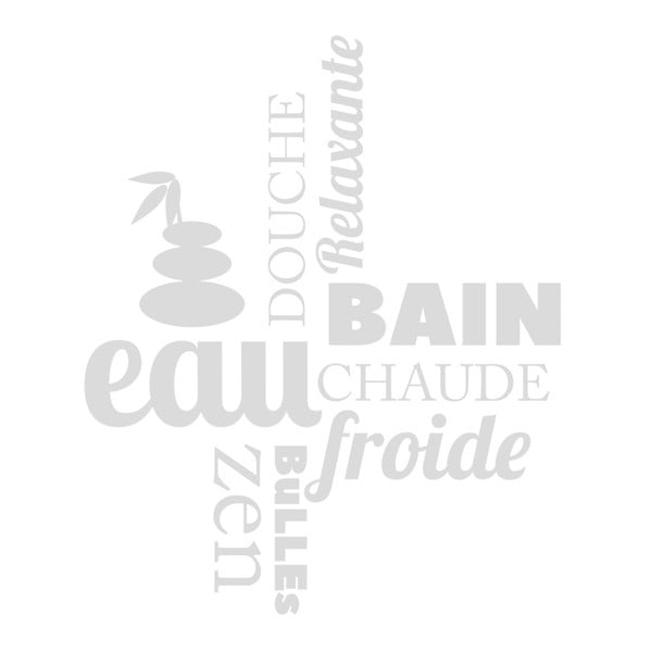 Vodootporna naljepnica za kupainu Ambiance Zen, 55 x 65 cm-image-1