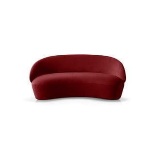Crvena baršunasta sofa EMKO Naiva, 162 cm