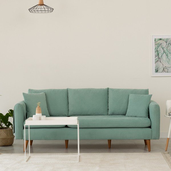 Svijetlo plava sofa 215 cm Sofia – Balcab Home-image-1