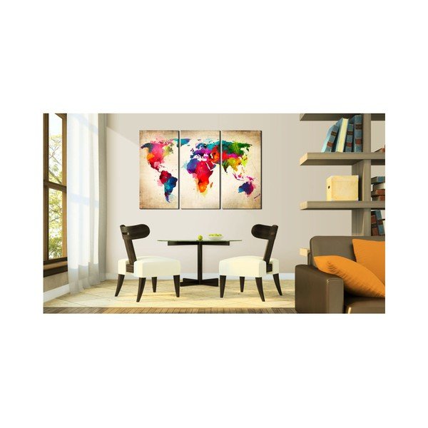 Višedjelna slika na platnu Bimago Rainbow 80 x 120 cm-image-1