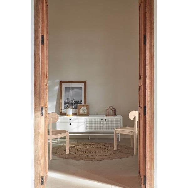 Bijeli TV stol 140x52 cm Punto - Teulat-image-1