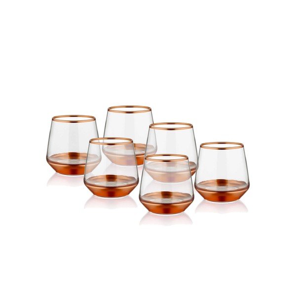 Set od 6 čaša Mia Glam Bronze, 257 ml-image-1
