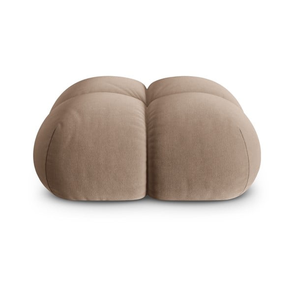 Smeđi baršunast tabure Loretto – Cosmopolitan Design