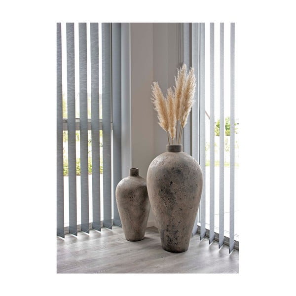 Smeđa visoka vaza od terakote Corvo – House Nordic-image-1