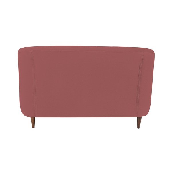 Ružičasto-crvena sofa Kooko Home Love, 125 cm-image-3