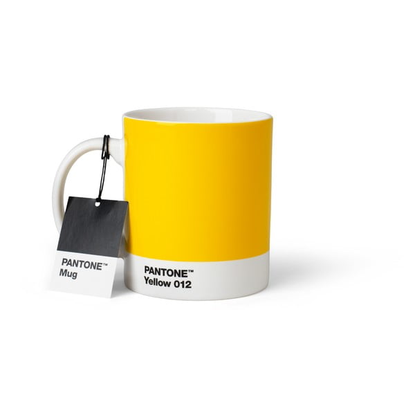 Žuta  keramička šalica 375 ml Yellow 012 – Pantone-image-1