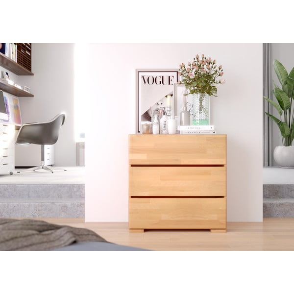 Komoda od bukve Skandica Sandemo, 80 x 81 cm-image-1