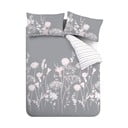 Siva posteljina za bračni krevet 200x200 cm Meadowsweet Floral – Catherine Lansfield