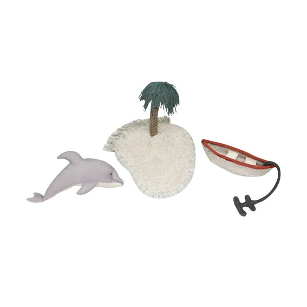 Mentol zeleni pamučan dječji tepih za igru 90x130 cm Waves – Lorena Canals-image-4