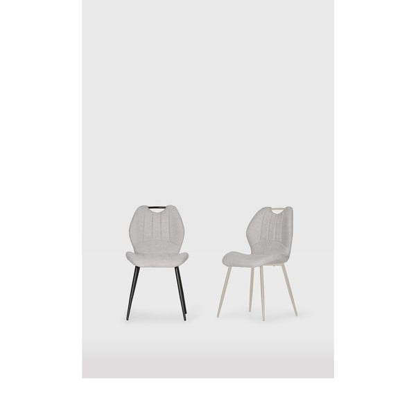 Svijetlo sive blagovaonske stolice u setu 4 kom Muli – Marckeric-image-1