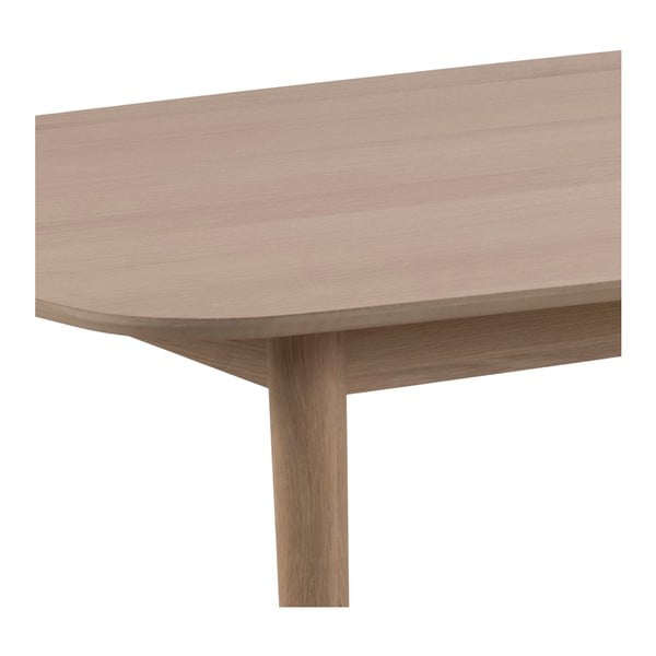 Blagovaonski stol na razvlačenje s pločom u dekoru hrasta 210x100 cm Aston - Actona-image-2