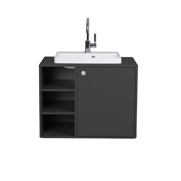 Tamno sivi ormarić ispod umivaonika 80x62 cm Color Bath - Tom Tailor for Tenzo