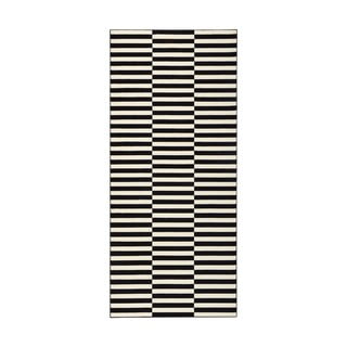 Crno-bijela staza Hanse Home Gloria Panel, 80 x 200 cm