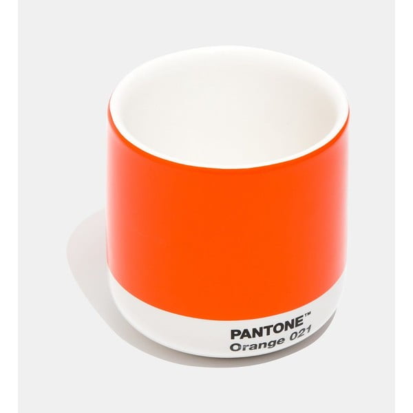 Narančasta keramička termo šalica Pantone Cortado, 175 ml