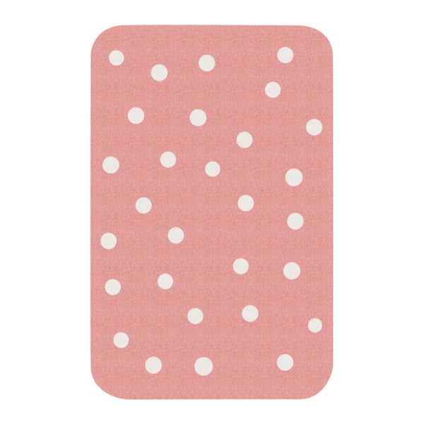 Dječji ružičasti tepih Zala Living Dots, 67 x 120 cm