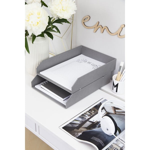 Kartonski uredski organizatori u setu 2 kom za dokumente Hakan – Bigso Box of Sweden-image-1