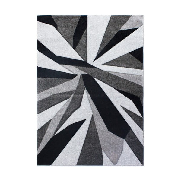 Crno-sivi tepih Flair Rugs Shatter Black Grey, 120 x 170 cm