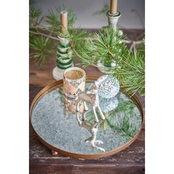 Stakleni ukrasni pladanj ø 35 cm Glacier – Bloomingville-image-3