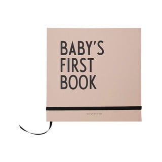 Ružičasta radosnica za bebe Design Letters Baby's First Book