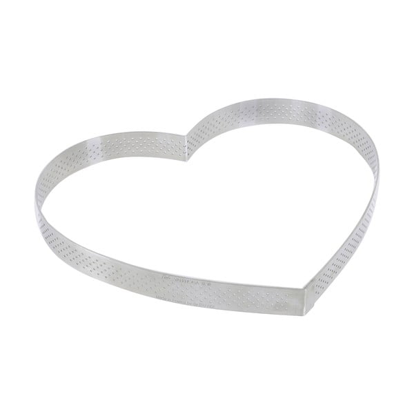 Pleh za pečenje od nehrđajućeg čelika de Buyer Heart Ring, ø 22 cm